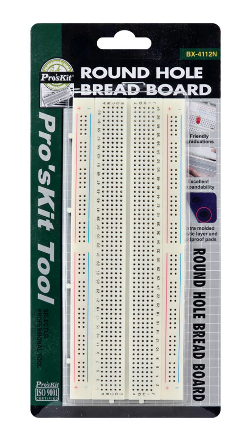 PROSKIT breadboard BX-4112N 840 θέσεων, 64x171mm Gadgets - Αξεσουάρ Board 2