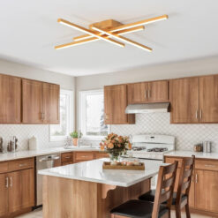 POWERTECH LED φωτιστικό οροφής HLL-0179, 50W, 4500K, 9x60x60cm, χρυσό Σπίτι & Gadgets Ενσωματωμένο LED 2