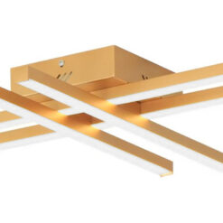 POWERTECH LED φωτιστικό οροφής HLL-0179, 50W, 4500K, 9x60x60cm, χρυσό Σπίτι & Gadgets Ενσωματωμένο LED