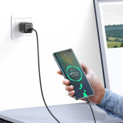 USAMS καλώδιο USB-C σε USB US-SJ688, 3A, 480Mbps, 1m, μπλε USB-C (Type-C) USB-C 2