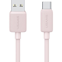 USAMS καλώδιο USB-C σε USB US-SJ688, 3A, 480Mbps, 1m, ροζ USB-C (Type-C) USB-C