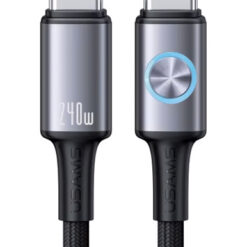 USAMS καλώδιο USB-C SJ751, 240W, 480Mbps, 1.2m, μαύρο USB-C (Type-C) USB-C