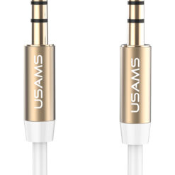 USAMS καλώδιο ήχου 3.5mm YP-01, AUX, 1m, λευκό Ήχος 3.5mm