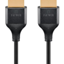 GOOBAY καλώδιο HDMI 75298 με Ethernet, slim, 8K/60Hz, 48 Gbps, 1m, μαύρο Εικόνα 8K 2