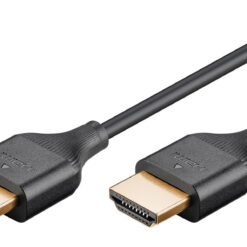 GOOBAY καλώδιο HDMI 75299 με Ethernet, slim, 8K/60Hz, 48 Gbps, 2m, μαύρο Εικόνα 8K