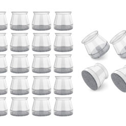 HOME USE προστατευτικές τάπες επίπλων HUH-0225, 32-37mm, διάφανες, 24τμχ Είδη Σπιτιού Είδη Σπιτιού
