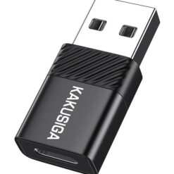 KAKUSIGA αντάπτορας USB-C σε USB KSC-1407, 480Mbps, 60W, μαύρος USB-C (Type-C) USB-C