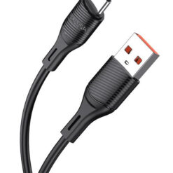 KAKUSIGA καλώδιο USB-C σε USB KSC-953, σιλικόνης, 3A, 480Mbps, 1m, μαύρο USB-C (Type-C) USB-C