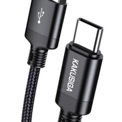 KAKUSIGA καλώδιο USB-C σε USB KSC-970, 3A, 480Mbps, 1m, μαύρο USB-C (Type-C) USB-C