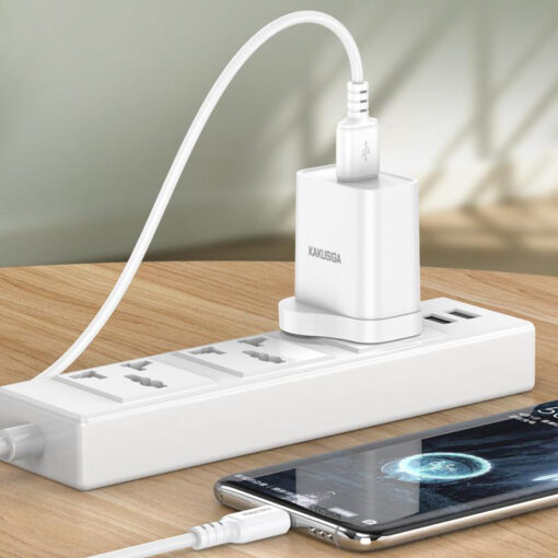 KAKUSIGA καλώδιο USB-C σε USB KSC-982, 3A, 480Mbps, 1m, λευκό USB-C (Type-C) USB-C 2