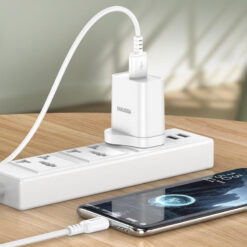 KAKUSIGA καλώδιο USB-C σε USB-C KSC-982, 60W, 480Mbps, 1m, μαύρο USB-C (Type-C) USB-C 2