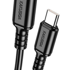 KAKUSIGA καλώδιο Lightning σε USB-C KSC-982, 20W, 480Mbps, 1m, μαύρο USB-C (Type-C) USB-C