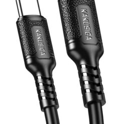 KAKUSIGA καλώδιο USB-C σε USB-C KSC-984, σιλικόνης, 60W, 480Mbps, 1m, μαύρο USB-C (Type-C) USB-C
