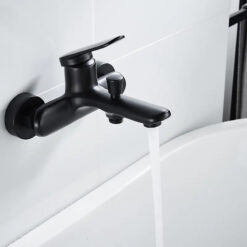 BRUNO μπαταρία τοίχου μπάνιου M31570-235H, αναμεικτική, μαύρη Είδη Σπιτιού Είδη Σπιτιού 2
