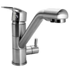 BRUNO μπαταρία πάγκου κουζίνας M54954-355N, τρίοδη, αναμεικτική, ασημί Είδη Σπιτιού Είδη Σπιτιού 2