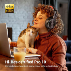 ONEODIO headset Studio Pro 10, 6.35mm & 3.5mm σύνδεση, Hi-Res, 50mm, μαύρο/κόκκινο Ακουστικά για PC Headphones 2