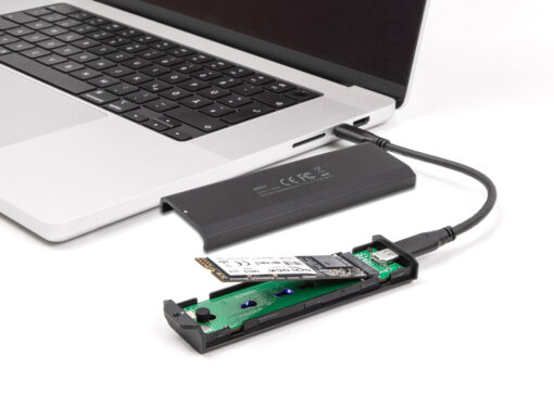 DELOCK θήκη για M.2 NVMe PCIe/SATA SSD 42031, 20Gbps, tool free, μαύρη Θήκες & Trays Σκληρών Δίσκων Θήκες & Trays Σκληρών Δίσκων 2