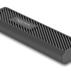 DELOCK θήκη για M.2 NVMe PCIe/SATA SSD 42031, 20Gbps, tool free, μαύρη Θήκες & Trays Σκληρών Δίσκων Θήκες & Trays Σκληρών Δίσκων