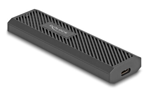 DELOCK θήκη για M.2 NVMe PCIe/SATA SSD 42031, 20Gbps, tool free, μαύρη Θήκες & Trays Σκληρών Δίσκων Θήκες & Trays Σκληρών Δίσκων