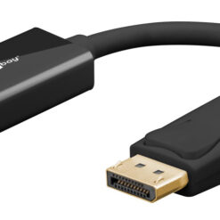 GOOBAY αντάπτορας DisplayPort σε HDMI 75270, 8K/60Hz, 0.1m, μαύρος Εικόνα 8K