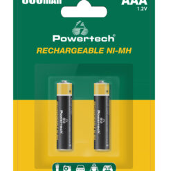 POWERTECH επαναφορτιζόμενες μπαταρίες NI-MH PT-1403, AAA, 800mah, 1.2V, 2τμχ Είδη Γραφείου & Εξοπλισμός AAA