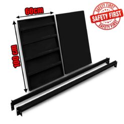 Μονό Ράφι Βαρέως Τύπου 200×60 Μαύρο Parts Ραφιών Parts Ραφιών/Μονό Ράφι Βαρέως Τύπου 200x60 Μαύρο/
