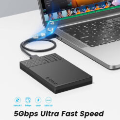 ORICO θήκη για 2.5" SATA HDD/SSD 2526U3-V1, 5Gbps, μαύρη Θήκες & Trays Σκληρών Δίσκων Θήκες & Trays Σκληρών Δίσκων 2
