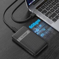 ORICO θήκη για 2.5" SATA HDD/SSD 2577C3-V1, 6Gbps, μαύρη Θήκες & Trays Σκληρών Δίσκων Θήκες & Trays Σκληρών Δίσκων 2