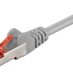 GOOBAY καλώδιο δικτύου 50885, CAT 6 S/FTP, copper, 250MHz, 0.5m, γκρι Δίκτυο Cat 6