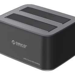ORICO docking station για 2.5" ή 3.5" SATA HDD/SSD 6829C3-V1, 2 θέσεων, 5Gbps, μαύρο Θήκες & Trays Σκληρών Δίσκων Docking Station