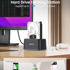 ORICO docking station για 2.5" ή 3.5" SATA HDD/SSD 6819C3-V1, 5Gbps, μαύρο Θήκες & Trays Σκληρών Δίσκων Docking Station 2