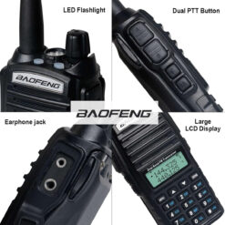 BAOFENG ασύρματος πομποδέκτης UV-82, VHF/UHF, 8W, μαύρος Gadgets - Αξεσουάρ Gadgets - Αξεσουάρ 2