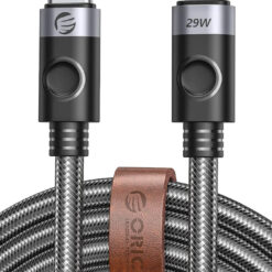 ORICO καλώδιο Lightning σε USB-C C2L, 29W, 480Mbps, 1m, μαύρο USB-C (Type-C) USB-C 10