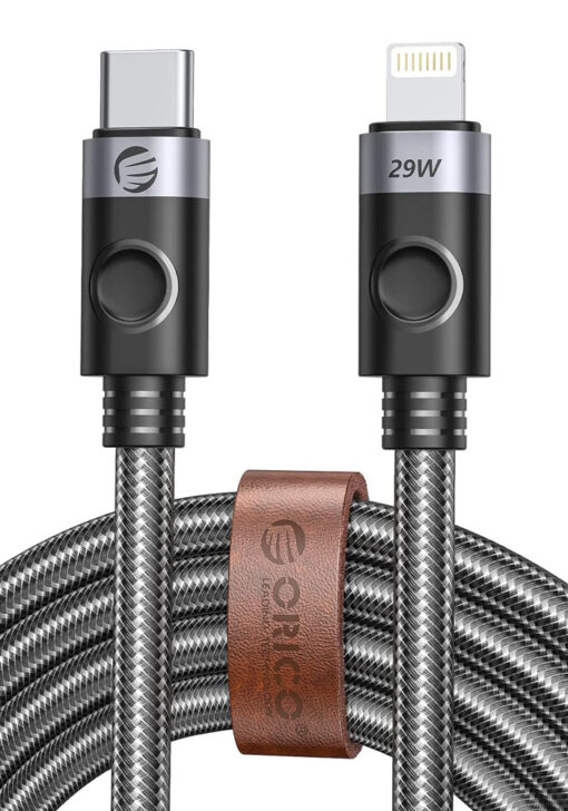 ORICO καλώδιο Lightning σε USB-C C2L, 29W, 480Mbps, 1m, μαύρο USB-C (Type-C) USB-C
