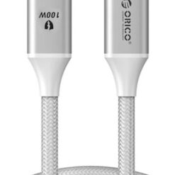 ORICO καλώδιο USB-C CDX-100CC, 100W, 480Mbps, 1m, λευκό USB-C (Type-C) USB-C