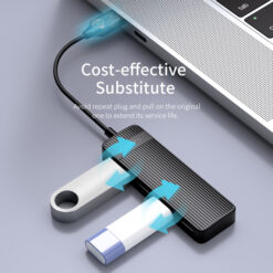 ORICO USB hub FL02, 4x θυρών, USB 2.0, 480Mbps, USB σύνδεση, μαύρο USB Hubs - Card Readers USB Hub 2