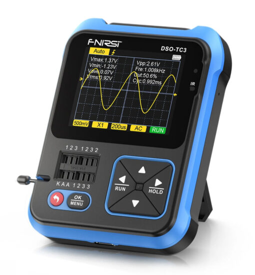 FNIRSI 3 σε 1 παλμογράφος/signal generator/transistor tester χειρός DSO-TC3, επαναφορτιζόμενο Service & Εργαλεία Εργαλεία