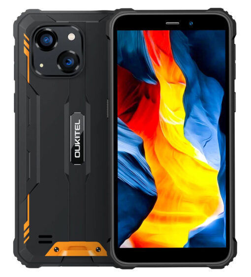 OUKITEL smartphone G2, 6", 4/64GB, 6300mAh, IP68/IP69K, πορτοκαλί Mobile 6" και άνω