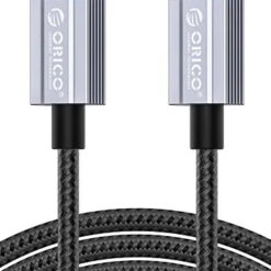 ORICO καλώδιο USB-C GQA60, 60W, 480Mbps, 1m, μαύρο USB-C (Type-C) USB-C