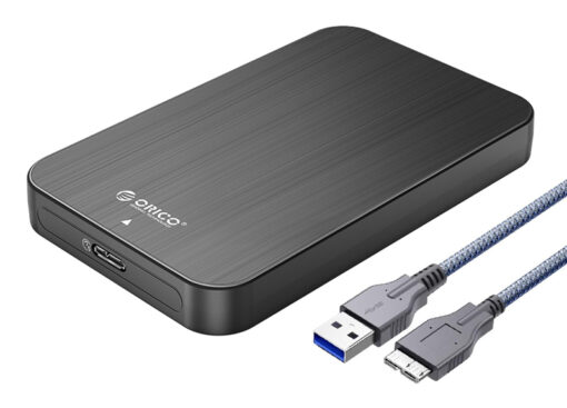 ORICO θήκη για 2.5" SATA HDD/SSD HM25U3, 5Gbps, μαύρη Θήκες & Trays Σκληρών Δίσκων Θήκες & Trays Σκληρών Δίσκων