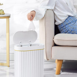 HOME USE κάδος απορριμμάτων HUH-0227 με φωτοκύτταρο, 9lt, λευκός Είδη Σπιτιού Είδη Σπιτιού 2
