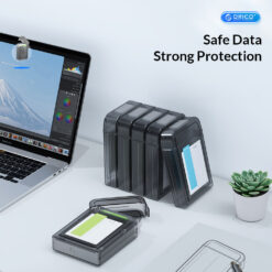 ORICO θήκη προστασίας για 2x 2.5" HDD PPH25, γκρι/διάφανη Θήκες & Trays Σκληρών Δίσκων Θήκες & Trays Σκληρών Δίσκων 2