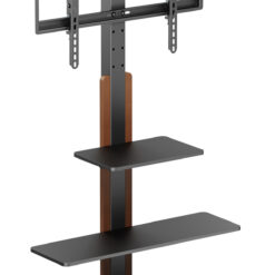 POWERTECH βάση τηλεόρασης δαπέδου PT-1422, 32-75", έως 40kg, με ράφια Βάσεις TV - Projectors - PC Βάσεις TV - Projectors - PC