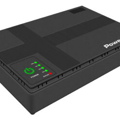 POWERTECH mini DC UPS PT-1435, 36W, 10400mAh, 3x DC, USB/LAN/POE, μαύρο UPS - Σταθεροποιητές 36 watt