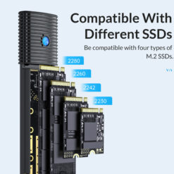 ORICO θήκη για M.2 SATA SSD PWM2, 5Gbps, μαύρη Θήκες & Trays Σκληρών Δίσκων Θήκες & Trays Σκληρών Δίσκων 2