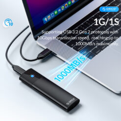 ORICO θήκη για Μ.2 NVMe SSD PWM2-G2-BK-EP, 10Gbps, έως 4TB, μαύρη Θήκες & Trays Σκληρών Δίσκων Θήκες & Trays Σκληρών Δίσκων 2