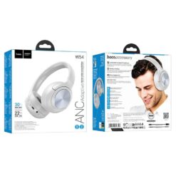 Hoco W54 wireless headphones bluetooth ANC gray Ακουστικά Κεφαλής - 2