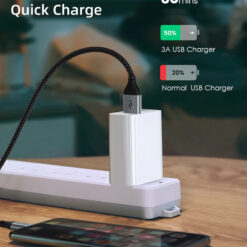 CABLETIME καλώδιο USB-C σε USB CT-C160-PU32-CMAMN1, 3A, 480Mbps, 0.25m, μαύρο USB-C (Type-C) USB-C 2