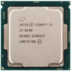 CPU INTEL i3-8100 3.60Ghz 4C 6MB LGA1151 CPU CPU