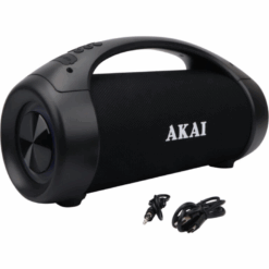 Akai ABTS-55 Αδιάβροχο φορητό ηχείο Bluetooth με TWS, USB, LED, Aux-In και hands free – 50W HOME & GADGETS HOME & GADGETS 2